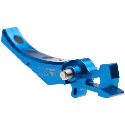 Maxx airsoft CNC Aluminum Advanced Trigger Style D blue