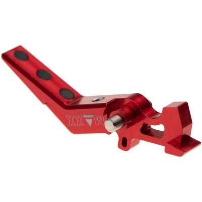 Maxx airsoft CNC Aluminum Advanced Trigger Style A red