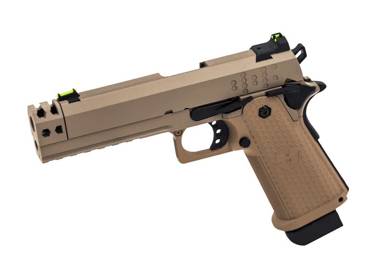 RAVEN HI-CAPA HEX-C GBB PISTOL (TAN)