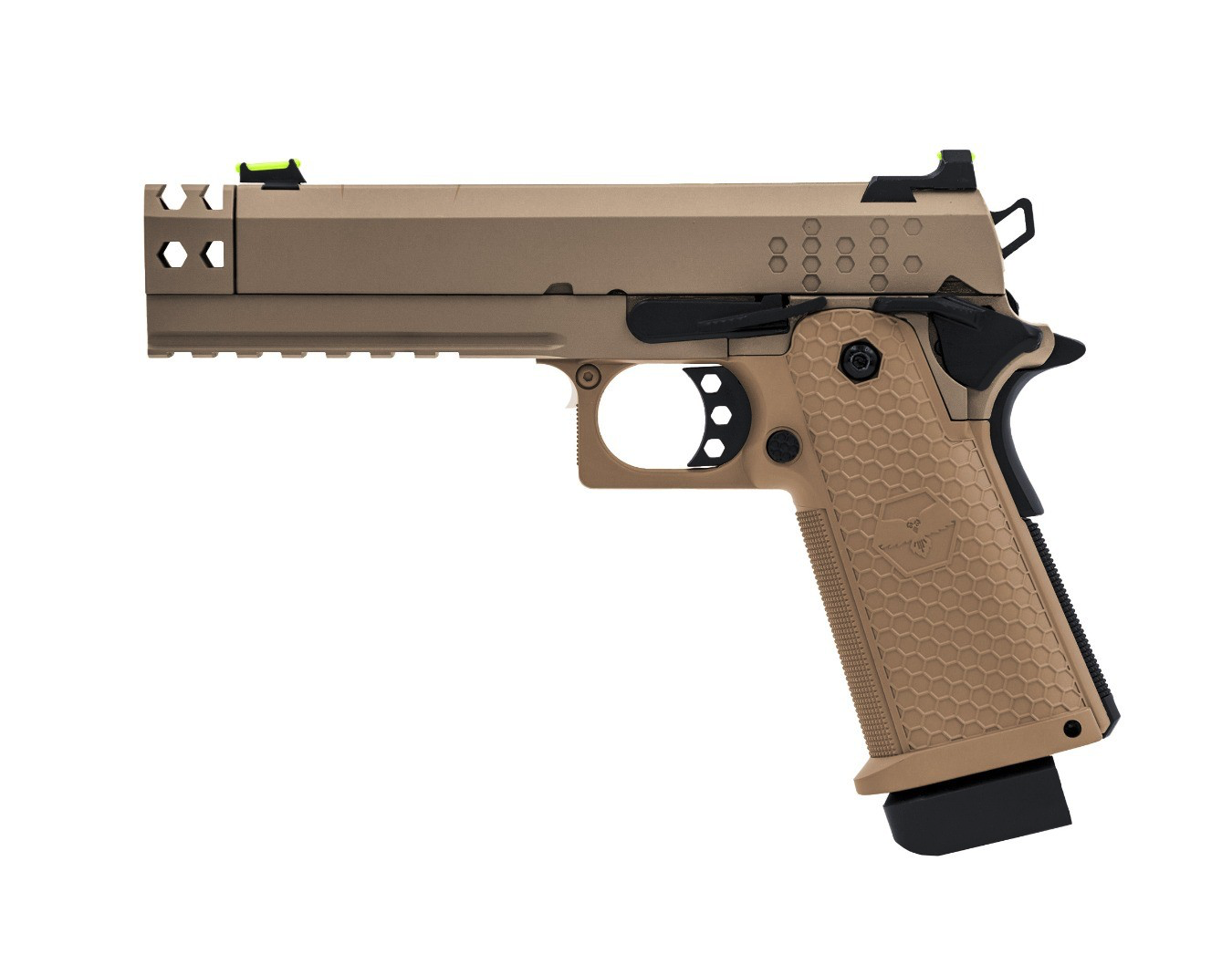 RAVEN HI-CAPA HEX-C GBB PISTOL (TAN) - Image 3
