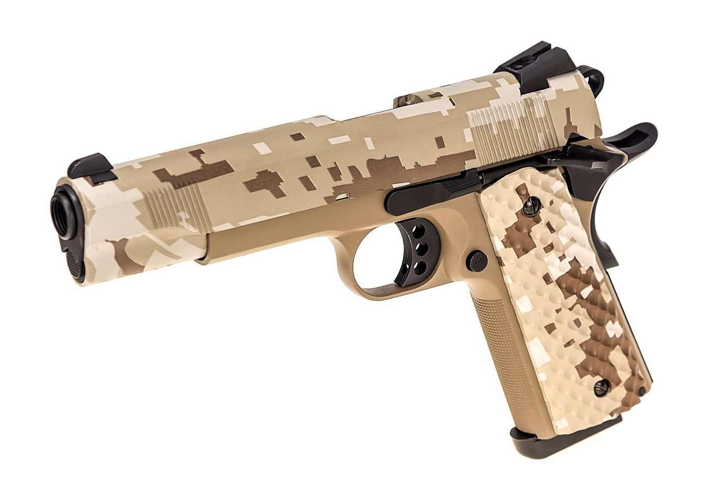 RAVEN 1911/MEU GBB PISTOL (DIGI DESERT)