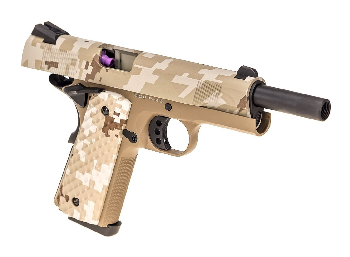 RAVEN 1911/MEU GBB PISTOL (DIGI DESERT) - Image 4