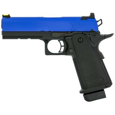 RAVEN HI-CAPA 4.3 GBB PISTOL (DUAL TONE) (BLUE|BLACK)