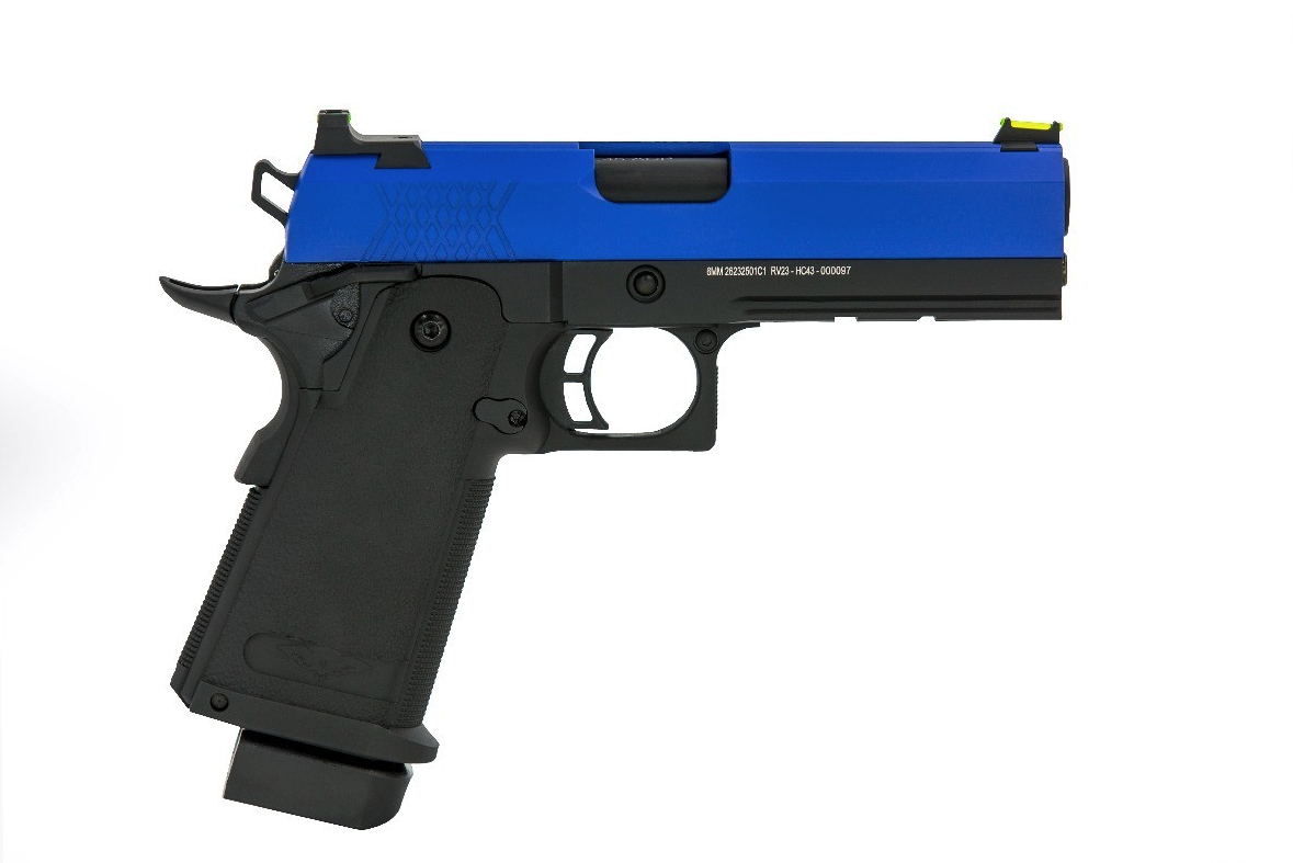 RAVEN HI-CAPA 4.3 GBB PISTOL (DUAL TONE) (BLUE|BLACK) - Image 2