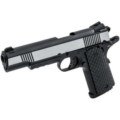 RAVEN 1911/MEU-R GBB PISTOL (SILVER|BLACK)
