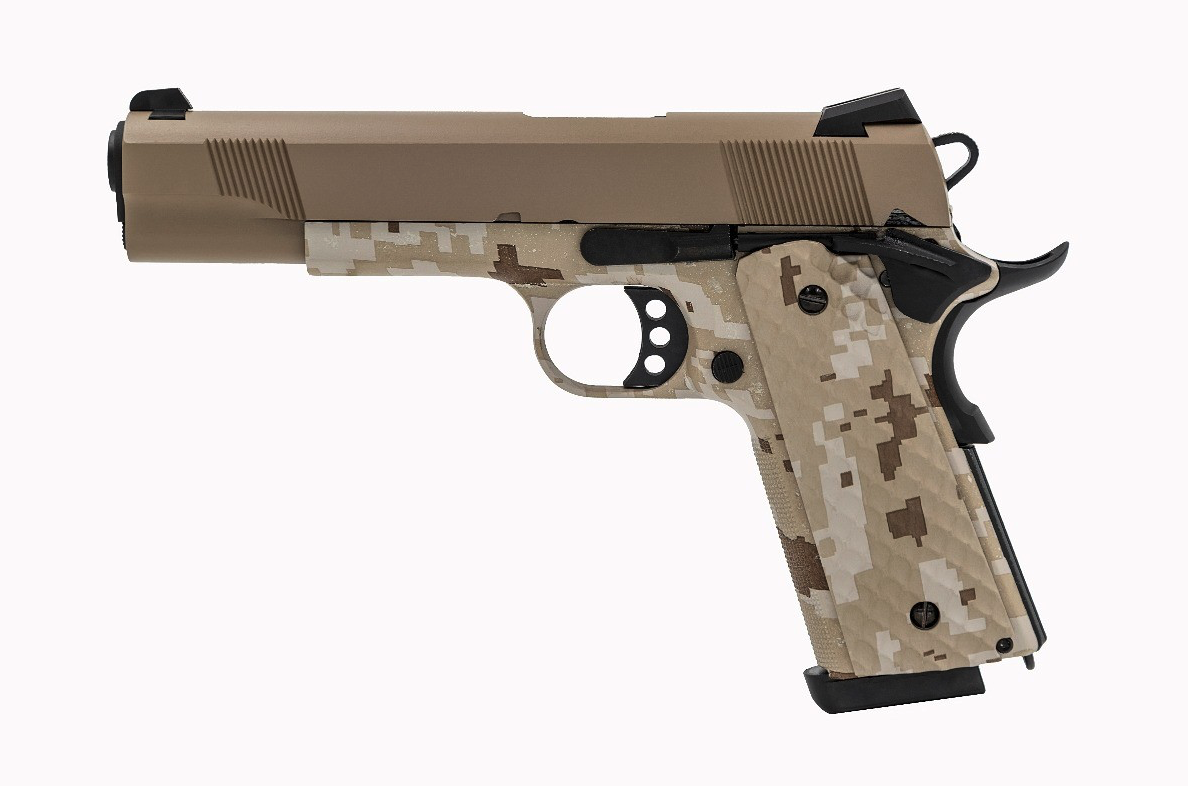 RAVEN 1911/MEU GBB PISTOL (TAN|DIGI DESERT) - Image 3