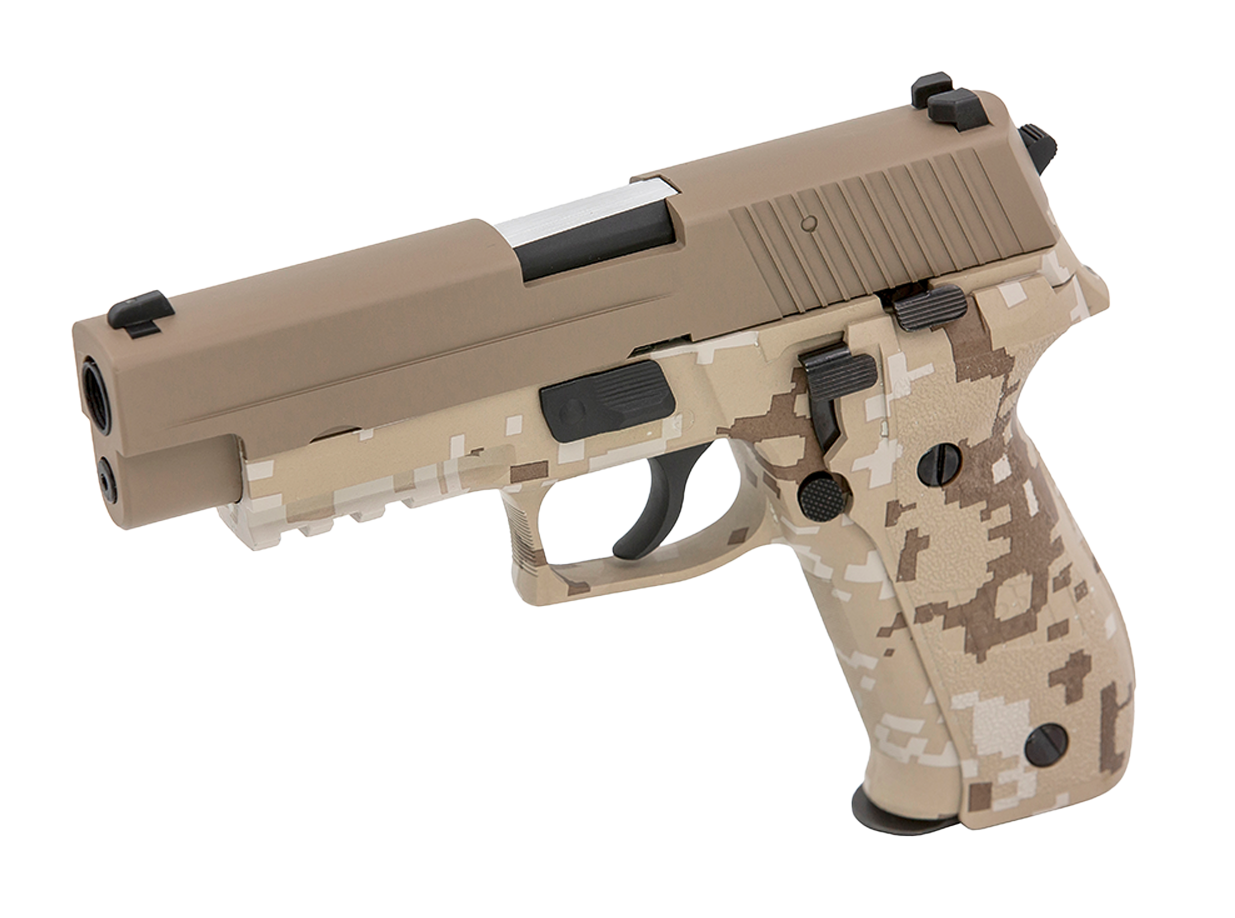 Raven R226-R GBB PISTOL (HYDRO) (TAN|DIGI DESERT)