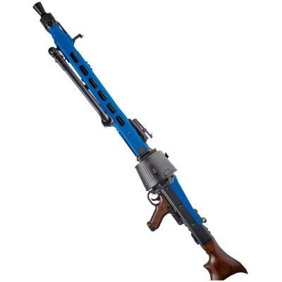 Agm mg 42 support gun full metal with drum magazine Two Tone Blue