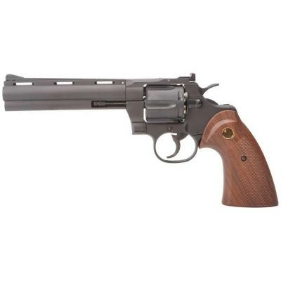King Arms 6.0"" 357 Custom I-GAS (Full Metal - Black - KA-PG-01-L-GAS)