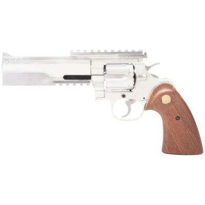 King Arms 357 Evil Gas Revolver (Silver - Full Metal - KA-PG-04-SV-GAS)