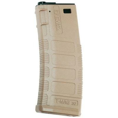 King Arms AEG Magazine TES TMAG for M4/Black Rain Ordnance Series (370 Rounds - Tan)