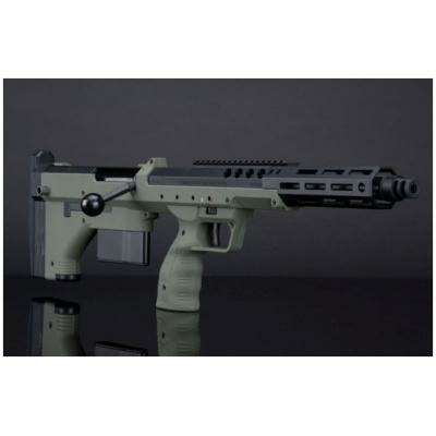 Silverback SRS A2/M2 Covert Sniper Rifle (16" Barrel – OD Stock – Right-Handed) is a premium bullpup bolt-action platform built for snipers who want a compact rifle that’s easy to manoeuvre in dense woodland and tight lanes, without giving up serious long-range potential. The Covert 16-inch configuration keeps the overall package agile and balanced, while the OD (Olive Drab) stock suits outdoor/milsim loadouts and blends well in natural environments. SEO Product Description Stay mobile, stay hidden, and stay consistent with the Silverback SRS A2/M2 Covert 16" Sniper Rifle (OD Stock – Right-Handed). Built on the legendary SRS bullpup platform, this Covert setup is ideal for players who reposition often—moving between hides, working around cover, and taking precision shots from awkward angles where a longer rifle becomes a liability. The bullpup layout keeps the rifle compact and well-balanced, making it easier to shoulder quickly and manoeuvre through tighter terrain, while still delivering the performance potential serious snipers demand when properly tuned. Finished with an OD stock, it’s a natural fit for woodland skirmishes and milsim events, and the right-handed configuration is designed for comfortable right-side operation and handling. Whether you’re upgrading from an entry-level bolt action or building a dedicated “covert” sniper loadout, the Silverback SRS A2/M2 platform is a proven choice for players who care about reliability, upgrade support, and repeatable shot-to-shot performance. Key Features Premium bullpup bolt-action sniper platform for compact handling Covert 16-inch barrel configuration for manoeuvrability in tight terrain OD (Olive Drab) stock ideal for woodland and milsim aesthetics Right-handed configuration for comfortable operation Excellent base for upgrades and tuning (hop, barrel, springs, air seal, etc.) Great for mobile snipers who move between firing positions Specifications Brand: Silverback Platform: SRS A2/M2 (Covert configuration) Type: Bolt-action airsoft sniper rifle (bullpup) Barrel Length: 16 inches (Covert) Stock Colour: OD (Olive Drab) Silverback SRS A2/M2, Covert 16 Inches Barrel OD stock, Right Handed Sniper Rifle