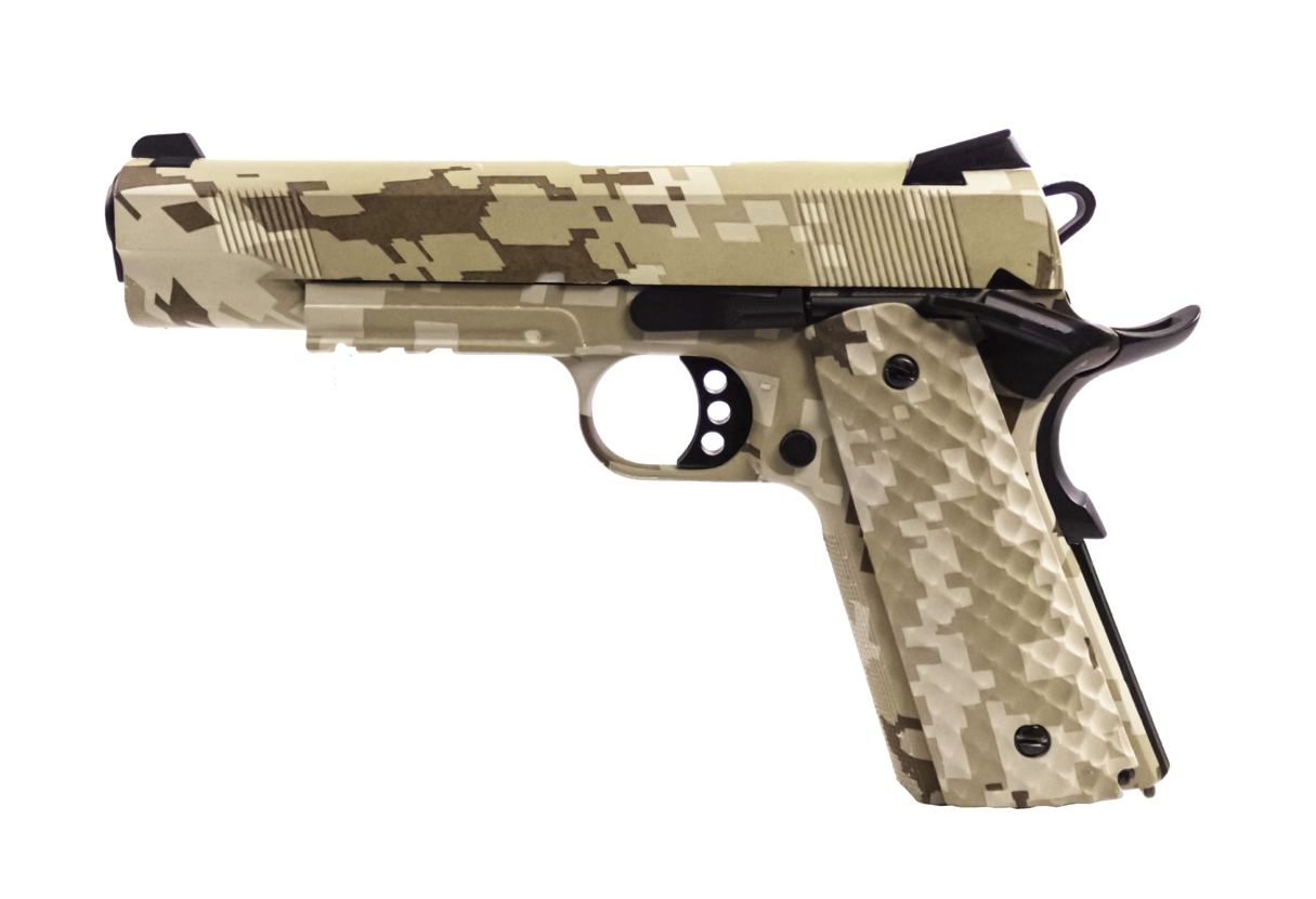 RAVEN 1911/MEU-R GBB PISTOL (DIGI DESERT)
