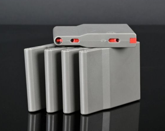Silverback SRS Light Magazine, 25 Rounds (wolf Grey) (Pack of 5) SBA-MAG-07WG