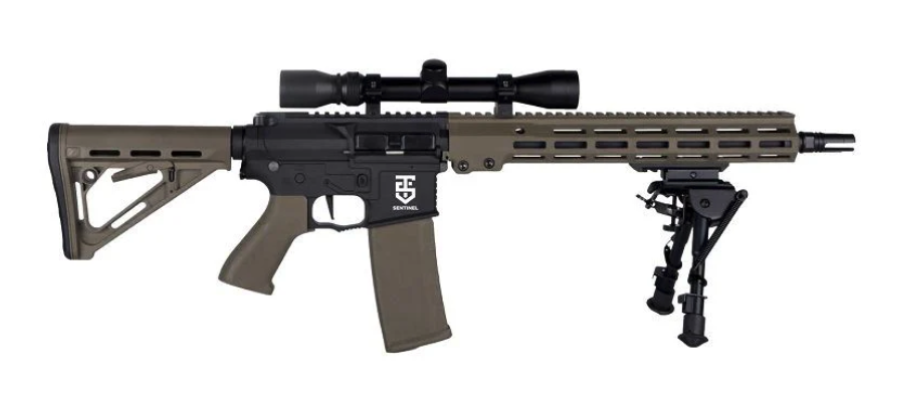 Rossi Sentinel 12" DMR UPSILON includes 3-9x32 Scope and Bipod (Tan - 1.5j) - Image 2