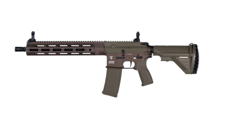 Saigo Defense Shogun AEG MK2 with Gate ASTER II Bluetooth (Tan - Inc. Lipo Battery and Charger)