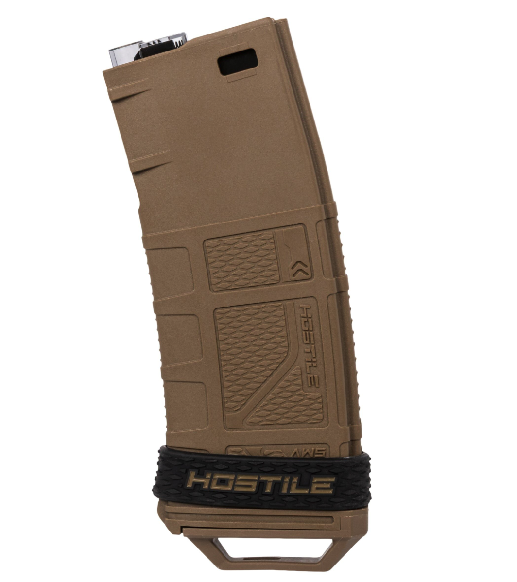 HK Army Hostile AWS 250 Round M4 Mid Cap Mag - FDE