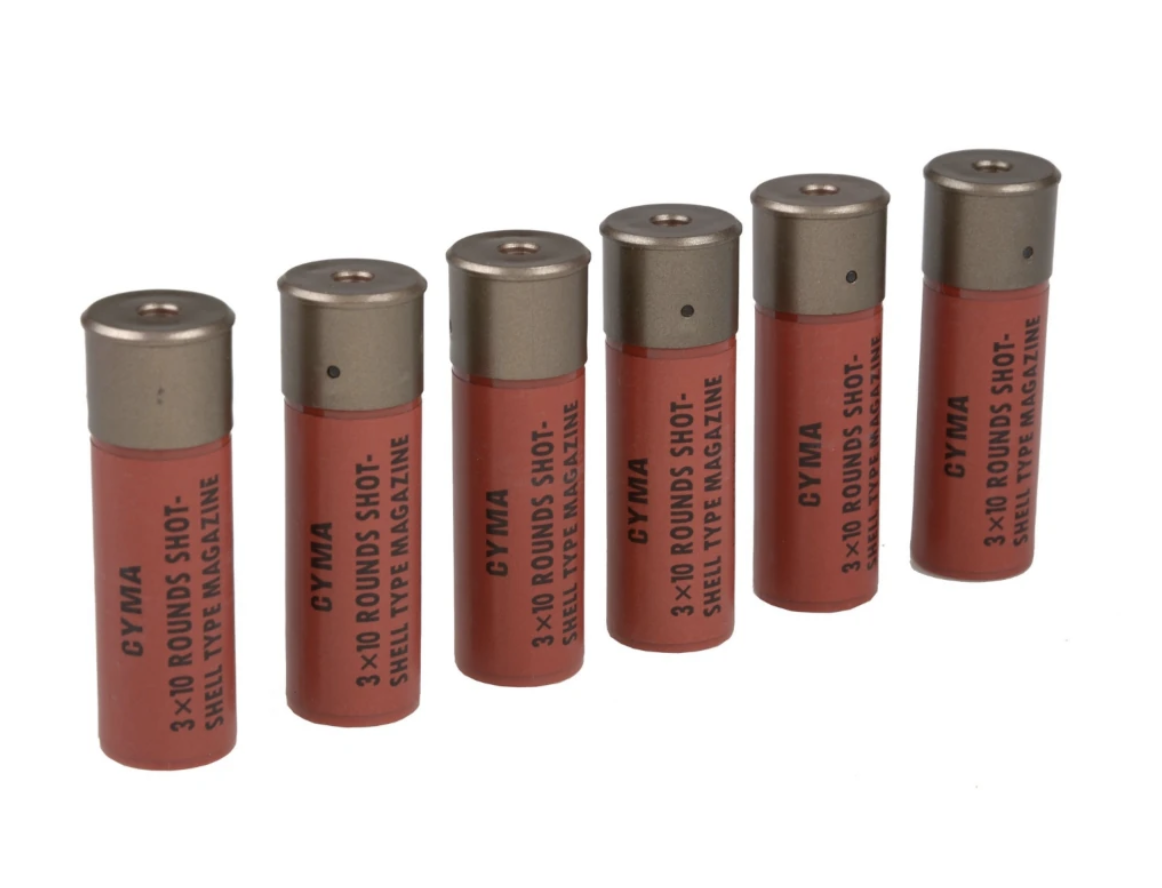 CYMA Shotgun Shell Pack - Red (6 Pieces)