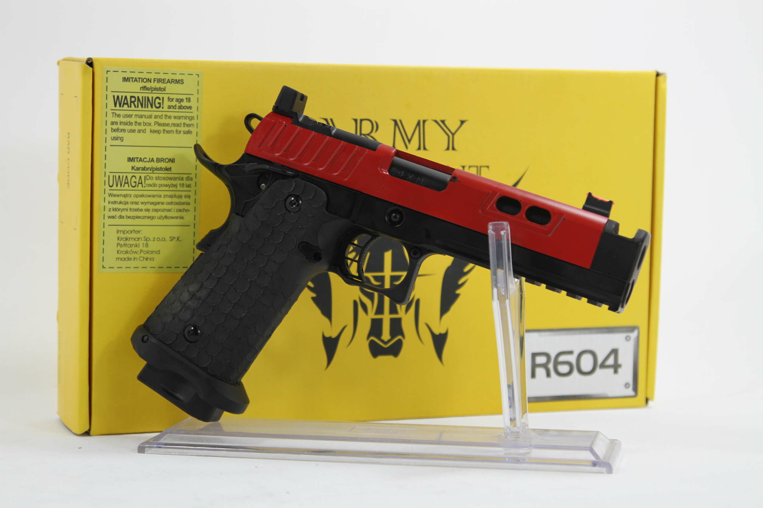 used - army armament R604 - two tone red - Image 2
