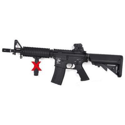 E&C MK18 MOD0 Airsoft Rifle AEG with v2.0 Gearbox. (Black)