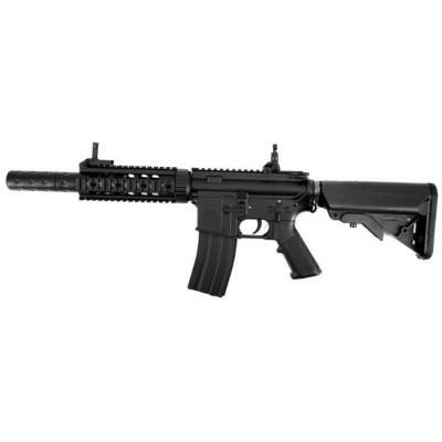 E&C M4 RIS with Silencer Airsoft Rifle AEG with v2.0 Gearbox.