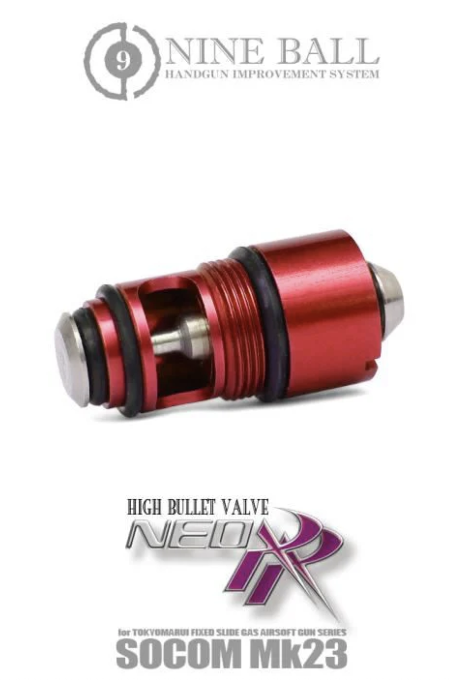 Laylax Nine Ball High Bullet Valve NEO RR for Tokyo Marui SOCOM Mk23 - Image 2