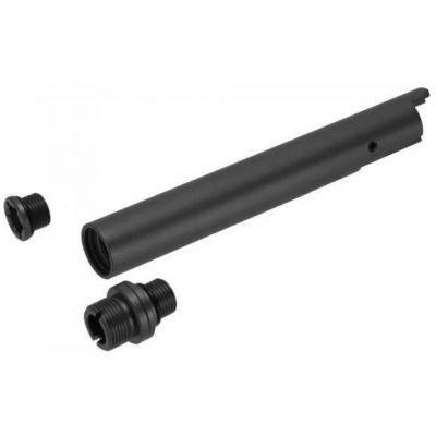 Laylax Nine Ball 2-Way Fixed Non-Recoiling Outer Barrel for Tokyo Marui Hi-Capa 5.1 (Black)