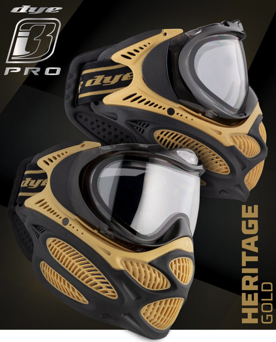 DYE i3 Pro Goggle - Heritage Gold - Image 7