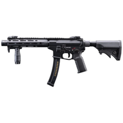 Cyma Platinum 9mm Rapid Strike AEG Carbine (SBR - Black - CM106B)