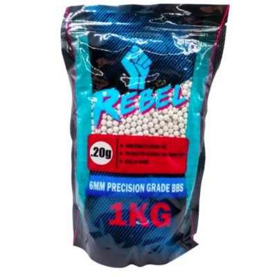 Rebel Precision 6mm BBs 1kg Bag - 0.20g