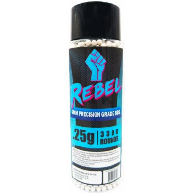 Rebel Precision 6mm BBs 3300ct Bottle - 0.25g