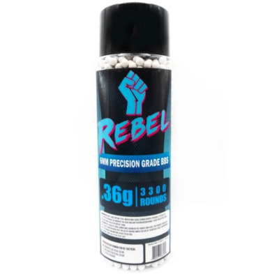 Rebel Precision 6mm BBs 3300ct Bottle - 0.36g