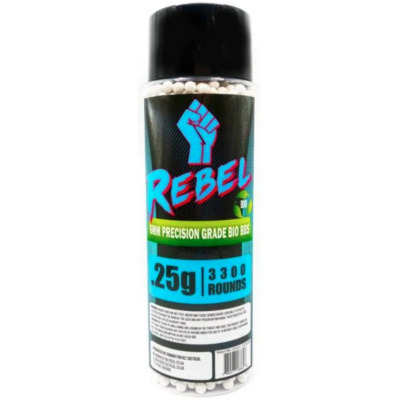 Rebel Precision 6mm BIO BBs 3300ct Bottle - 0.25g