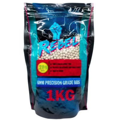 Rebel Precision BIO 6mm BBs 1kg Bag - 0.28g