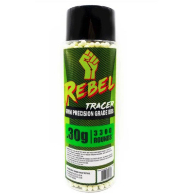 Rebel Precision 6mm Tracer BBs 3300ct Bottle - 0.32g
