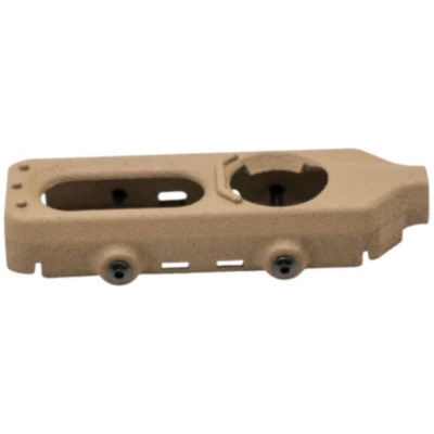 Rebel L3 Harris NGAL Tactical Flashlight Switch Picatinny Mount & Panel Clip TAN