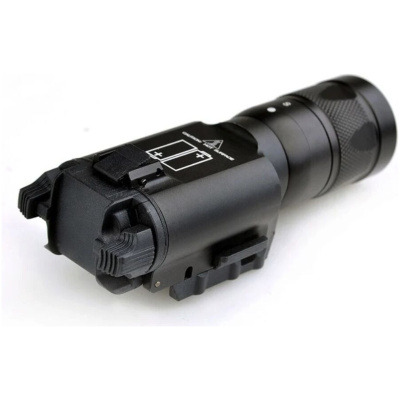 Rebel X300 VAMPIRE Tactical Pistol Flashlight 850 Lumen with Strobe - Black