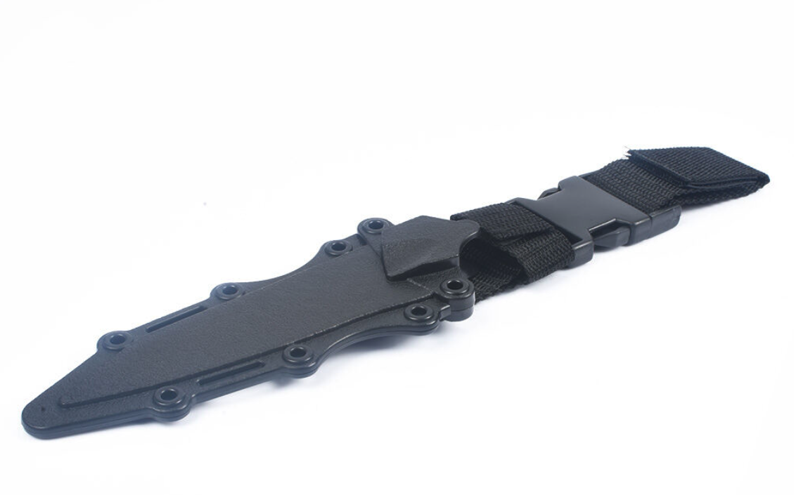 Rebel Tactical Plastic Knife + MP Sheath Black - Image 3