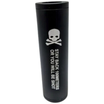 Rebel Precision Silencer with Skull Icon - 110mm