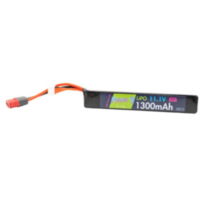 Rebel Battery - 1300mAh Lipo 11.1V 20C Stick - Deans