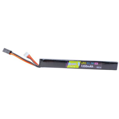 Rebel Battery - 1350mAh LiPo 11.1V 20C AK Stick - Mini Tamiya