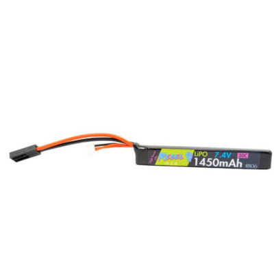 Rebel Battery - 1450mAh Lipo 7.4V 30C Stick - Mini Tamiya