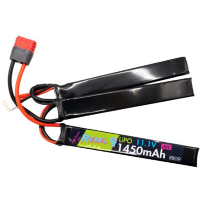 Rebel Battery - 1450mAh Lipo 11.1V 30C Nunchuck - Deans