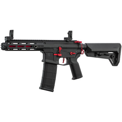 Lancer Tactical LT-32 Hellion 7" Gen 2 AEG Rifle Complete Pack - Black/Red