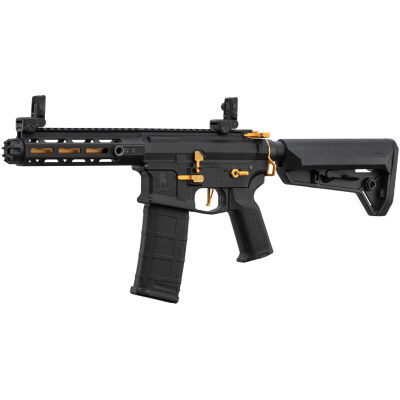 Lancer Tactical LT-32 Hellion 7" Gen 2 AEG Rifle Complete Pack - Black/Gold