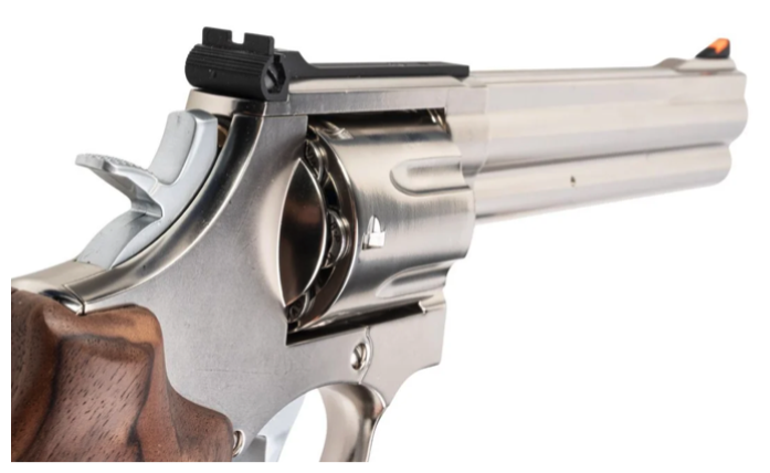 Ares S&W 686 6-inch Full Metal CO2 Airsoft Revolver with Real Wood Grips (Silver - APR-004) - Image 3