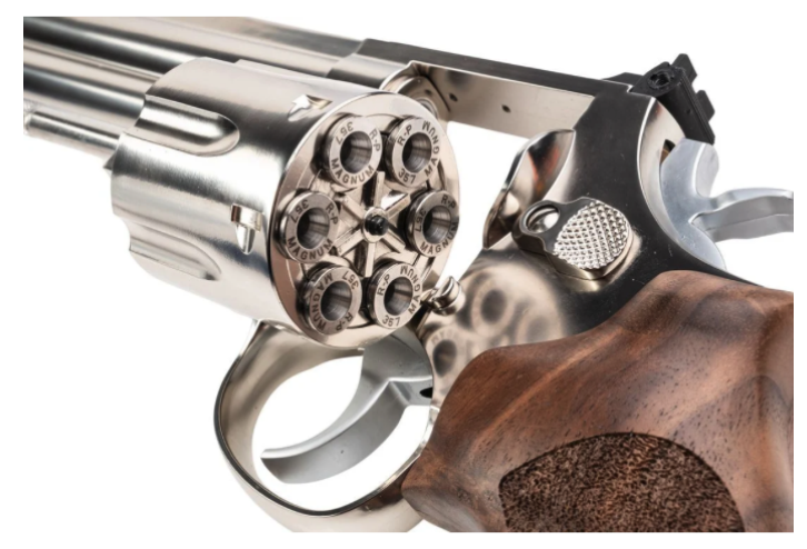 Ares S&W 686 6-inch Full Metal CO2 Airsoft Revolver with Real Wood Grips (Silver - APR-004) - Image 6